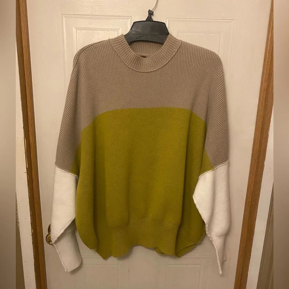 Free People Oversized Easy Street Sweater